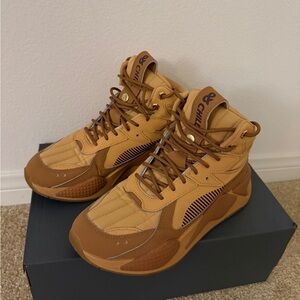 Puma RS-X Winterized Chill High Top Sneakers - Youth 6.5C